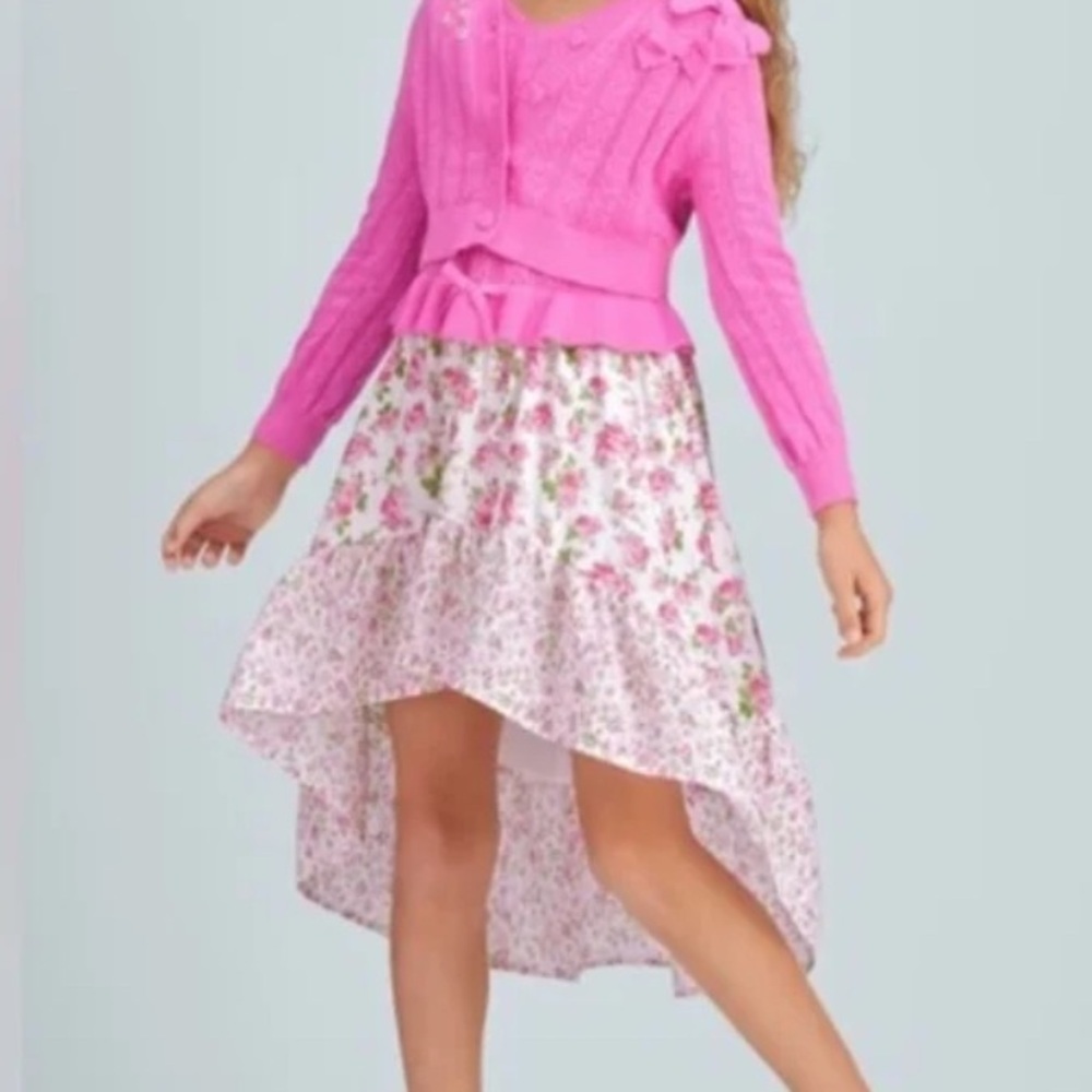 NWT LoveShackFancy x American Girl Floral Flutter Skirt